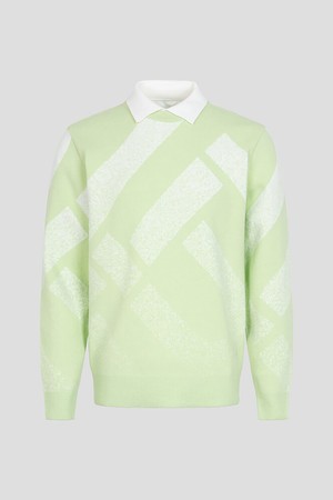 남성 방풍안감 디터쳐블 라운드넥 풀오버 - 애플 그린_GREEN-a