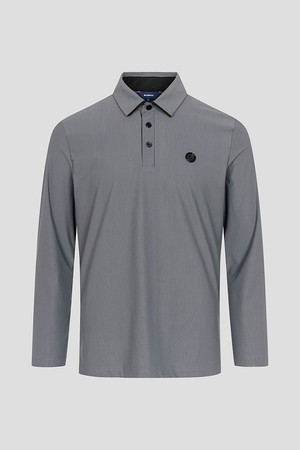 남성 칼라 포인트 소매 배색 티셔츠  블랙 (BJ5941B935)_BLACK-a