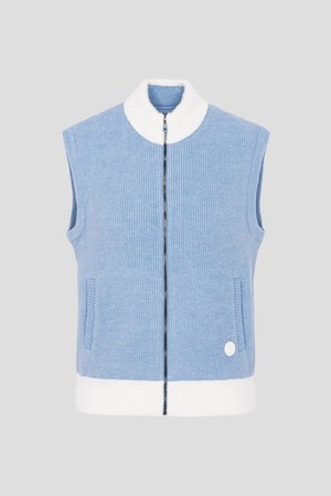 여성 방풍 풀집 베스트  스카이 블루_BLUE-a