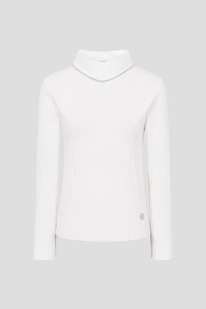 여성 하이넥 니트 풀오버  아이보리_IVORY-a