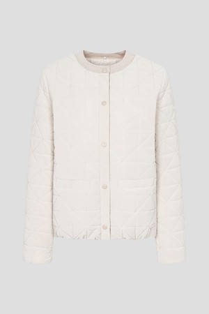 여성 퀼팅 점퍼  베이지_BEIGE-a