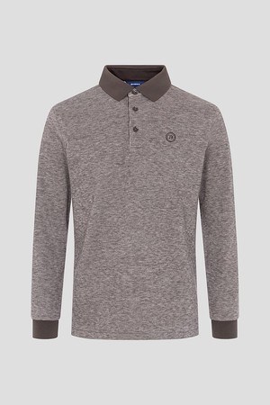 남성 약기모 피케 칼라 티셔츠  베이지_BEIGE-a