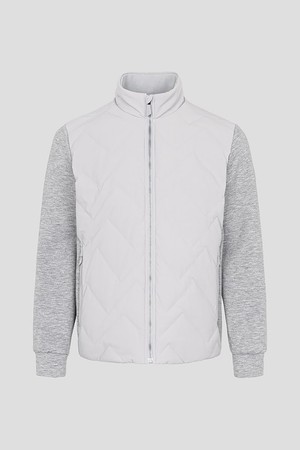 남성 져지 하이브리드 다운 아우터 - 그레이(BJ5X38B073)_GREY-a