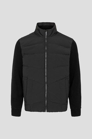 남성 니트 하이브리드 다운 아우터 - 블랙(BJ5X38B085)_BLACK-a