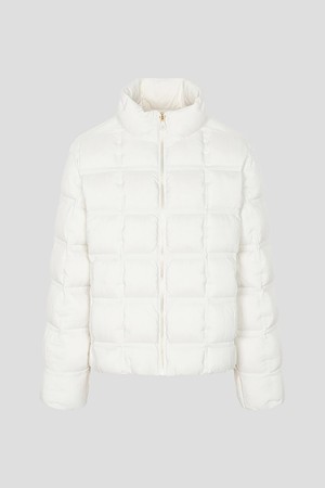 여성 숏기장 다운 - 아이보리(BJ5X38A320)_IVORY-a