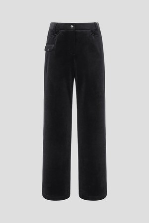여성 코듀로이 와이드 팬츠 - 블랙(BJ5X21A495)_BLACK-a