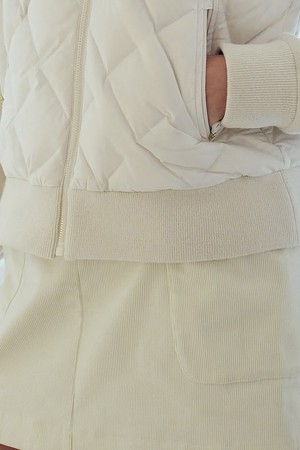 여성 코듀로이 H라인 큐롯 - 아이보리(BJ5X26A480)_IVORY-a
