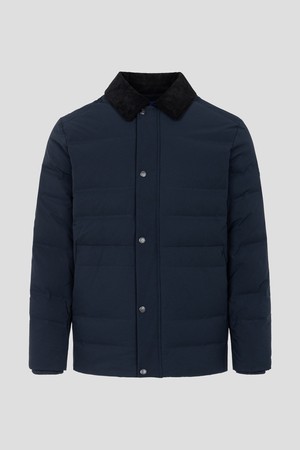 남성 셔츠형 다운 재킷 - 네이비(BJ5X38B06R)_NAVY-a