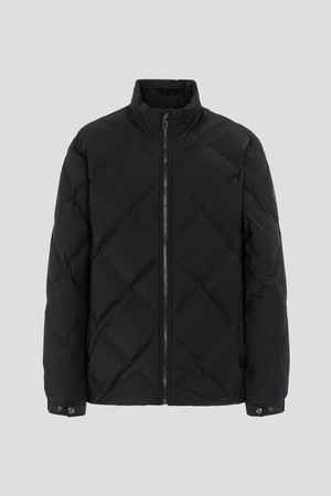 남성 다이아 퀼팅 다운 점퍼 - 블랙(BJ5X38B115)_BLACK-a