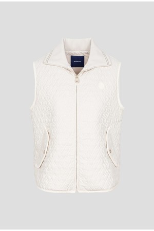 여성 패딩 퀼팅 베스트 - 아이보리(BJ5936A240)_IVORY-a