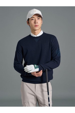 [빈폴골프]남성 라운드 풀오버 - 네이비(BJ6251B05R)_NAVY-a