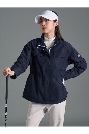 [빈폴골프]여성 하이넥 사파리 안감 점퍼 - 네이비(BJ6239A03R)-a