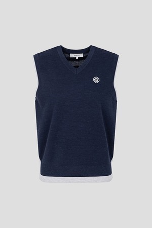 [빈폴골프] 여성 브이넥 베스트  네이비 (BJ6251A02R)_NAVY-a