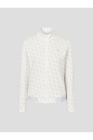 [빈폴골프] [B_under] 여성 패턴 풀집업 긴소매 티셔츠 - 라이트 그레이 (BJ6341L132)_GREY-a