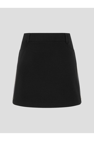 [빈폴골프] [B_under] 여성 라인포인트 A라인 큐롯 - 블랙 (BJ6326L145)_BLACK-a