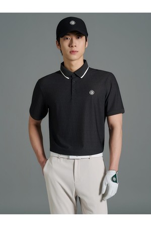 [빈폴골프] [HERITAGE] 남성 심볼 프린트 반소매 티셔츠  애쉬 (BJ6442B334)_GREY-a