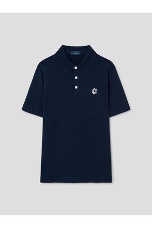 [란스미어 골프] [Golf] 남성 스포티 기본 티칼라 스웨터  네이비 (LA6351L57R)_NAVY-a