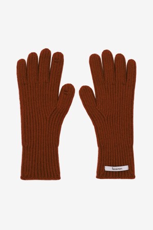 FINGER HOLE GLOVES - CAMEL