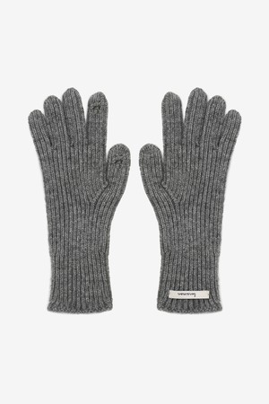 [24FW] FINGER HOLE GLOVES - GREY