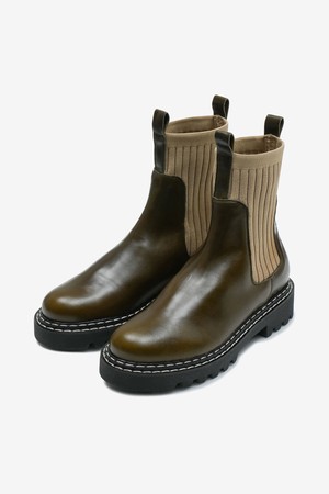 CHELSEA BOOTS - KHAKI