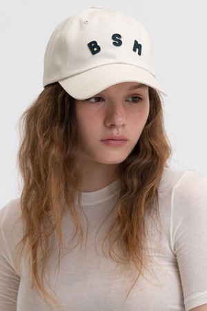 [22FW] PATCH LOGO BALL CAP - IVORY