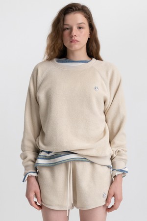 [22FW] BASIC RAGLAN SWEATSHIRT - IVORY