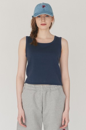 [22SS] KNIT SLEEVELESS - NAVY