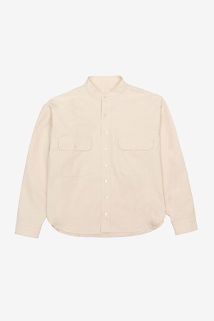 [22SS] MANDARIN COLLAR SHIRT - IVORY