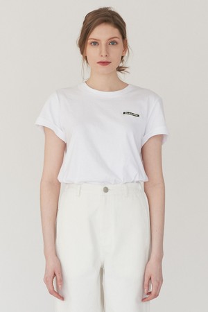 [22SS] PIGMENT HALF SLEEVE - WHITE