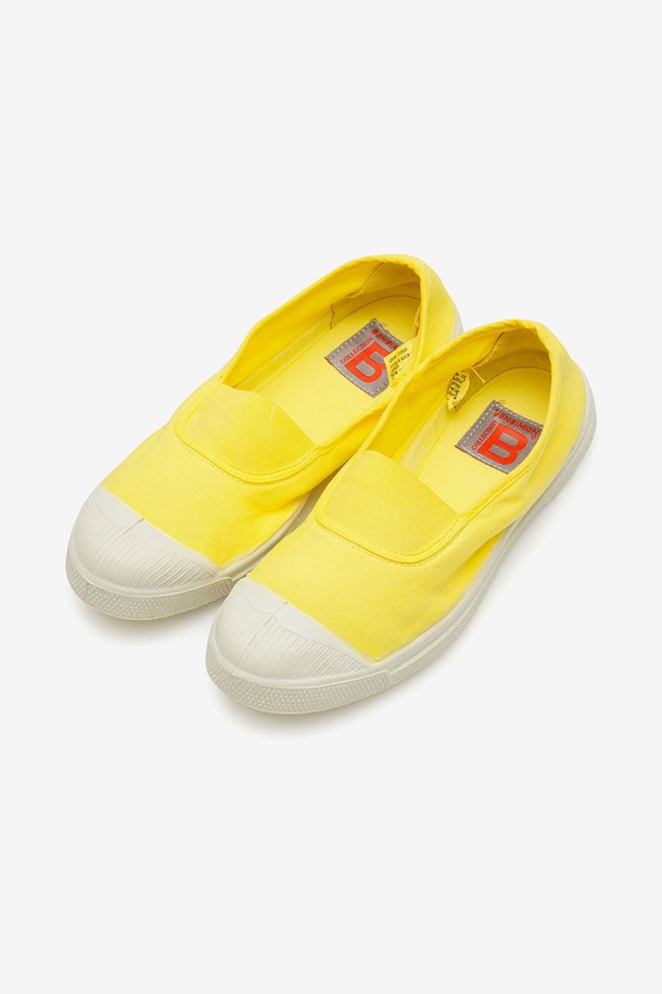 BENSIMON - 스니커즈 - TENNIS WOMAN ELASTIQUE - LEMON