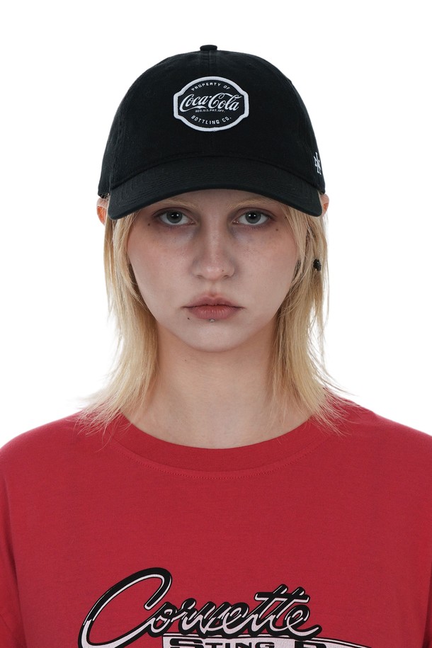 AMERICAN NEEDLE - 모자 - [아메리칸니들] COCA-COLA SIGNATURE PATCH BALLPARK CAP - BLACK