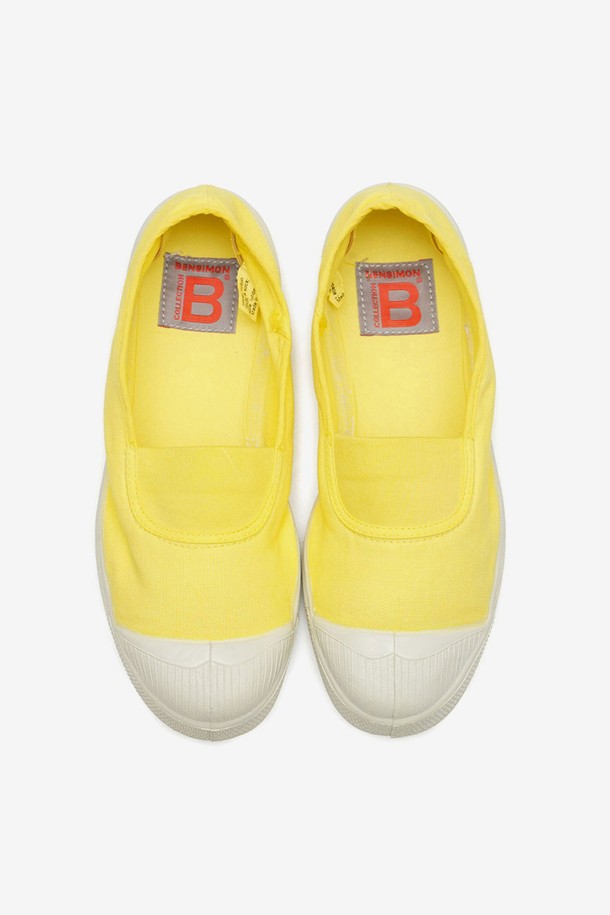 BENSIMON - 스니커즈 - TENNIS WOMAN ELASTIQUE - LEMON