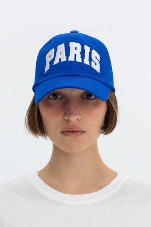 PARIS BIG LOGO BALL CAP - BLUE