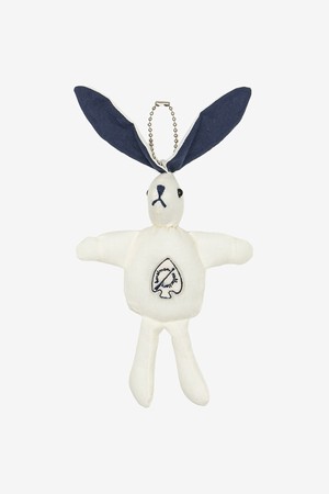 COZY RABBIT KEYRING - NAVY