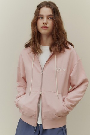 BSM SMALL LOGO ZIP UP - PINK