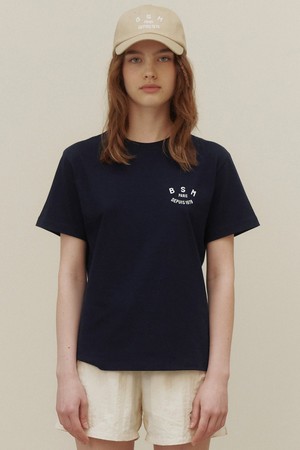 BSM SMALL LOGO HALF SLEEVE - NAVY