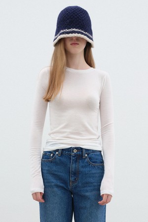 BASIC SLIM-FIT LONG SLEEVE - WHITE