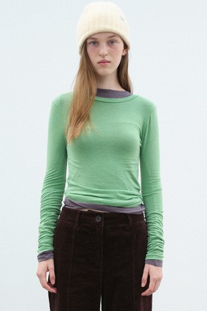 BASIC SLIM-FIT LONG SLEEVE - GREEN