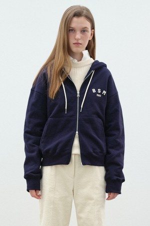 BSM SMALL LOGO ZIP UP - NAVY