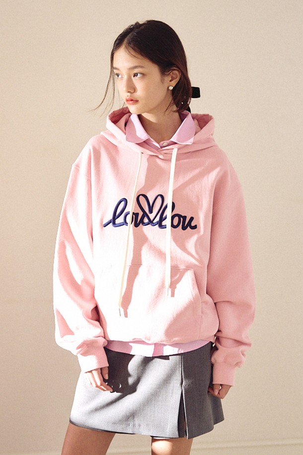 LOVLOV - 후디 - LOV BIG SYMBOL HOODIE