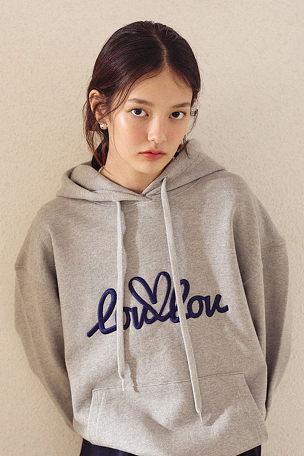 LOVLOV - 후디 - LOV BIG SYMBOL HOODIE