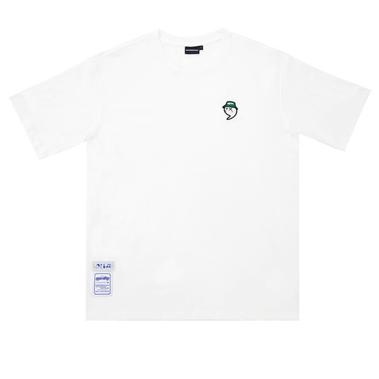 UPST GOLF 남성 콤마 아플리케 티셔츠