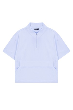 UPST GOLF 여성 쿨링 하프집업 아노락_BLUE-a