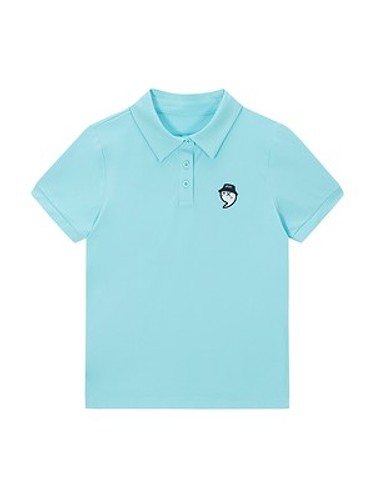 UPST GOLF 여성 스트레치 콤마 카라 티셔츠-a