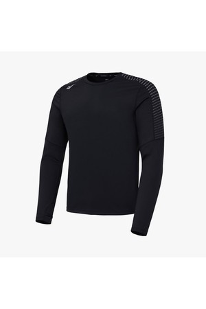 [프로스펙스] 스트레치 통기 러닝 티셔츠_BLACK-a