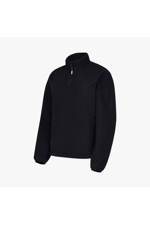 [프로스펙스 본사] 마이크로 플리스 짚업 티셔츠(W)WF-W712_BLACK-a