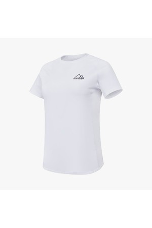 [프로스펙스] 메쉬 통기 트레일 러닝 반팔 티셔츠_WHITE-a