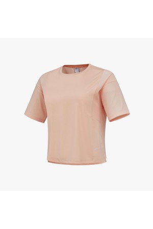 [프로스펙스] 숏 기장 러닝 커버업 티셔츠_PINK-a