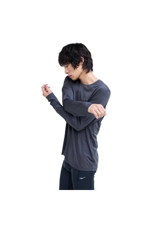 [프로스펙스] 남성 드라이엑스 긴팔 티셔츠_GREY-a