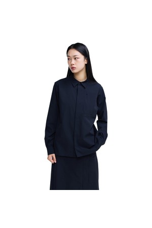 [프로스펙스] 유니 테크 테일러드 오버셔츠_BLACK-a